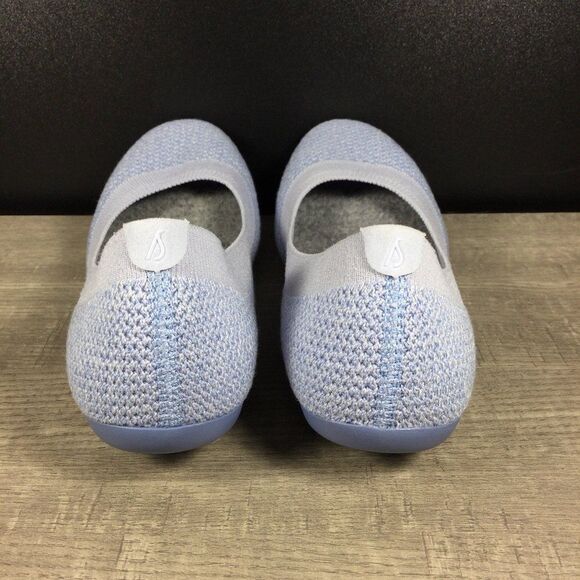 Allbirds Tree Breezers Women's Size 6 Whitecap Blue Slip On Ballet Flats Shoes - Picture 5 of 7